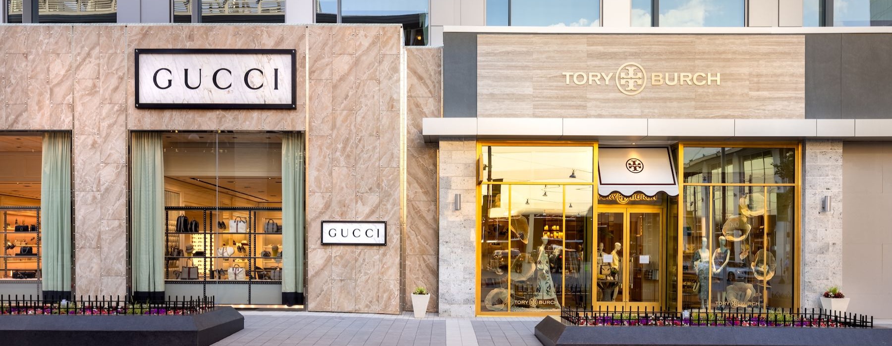 the front of a building